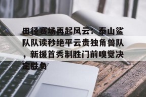 爱游戏登录入口-田径赛场再起风云：泰山鲨队队读秒绝平云贵独角兽队，新援首秀制胜门前嗅觉决定胜负的简单介绍